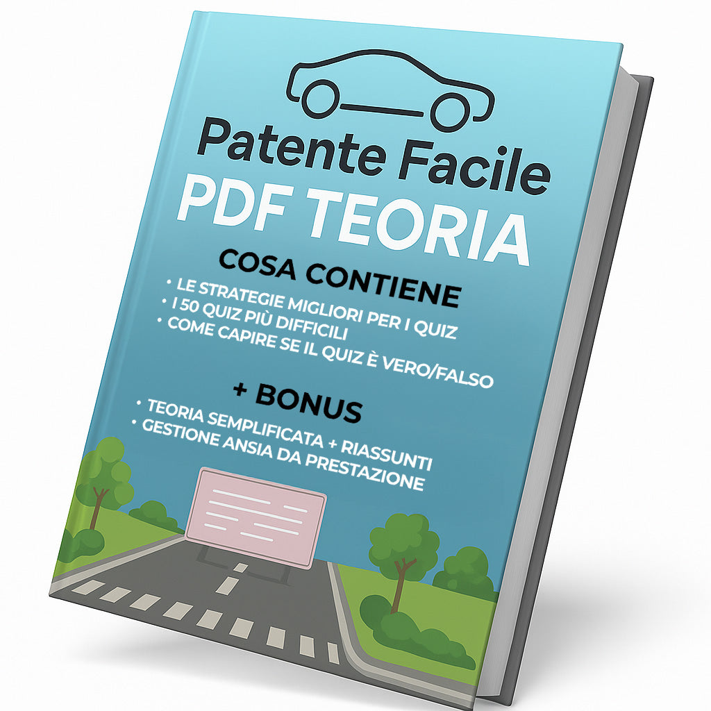 TEORIA PATENTE: PDF Guida completa Patente B | E-Book