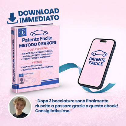 METODO 0 ERRORI | E-BOOK per Patente B
